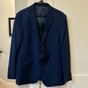 Kenneth Cole Men's Reaction Techni-Cole Ready Flex Suit Jacket - Blue 42R